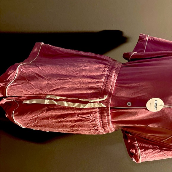 FERDAT Women’s Sleepwear Night Shirt & Shorts Pink Constellations Size XL - Picture 6 of 8